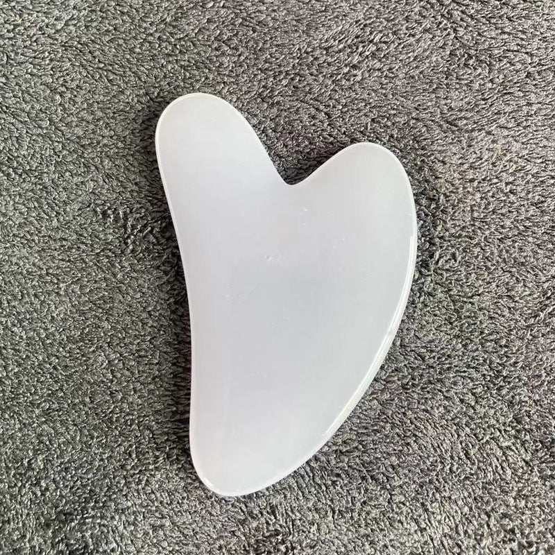 Resin Beeswax Heart-shaped Gu Sha Facial Scraping Sheet For Beauty Salon - happyshop365247