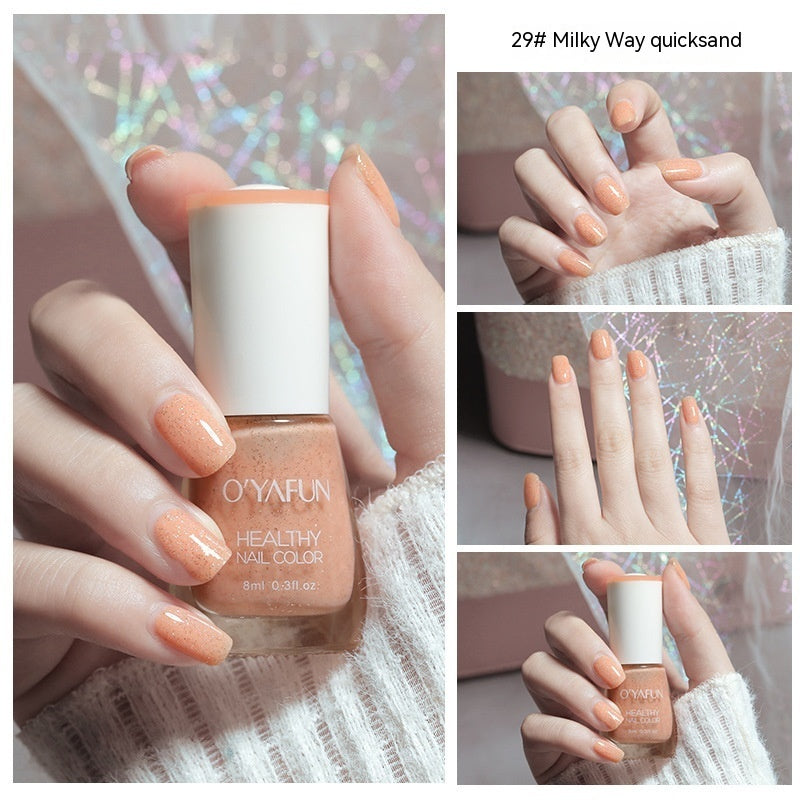 Nail Polish New Water-based Long-lasting Quick-drying Transparent - happyshop365247