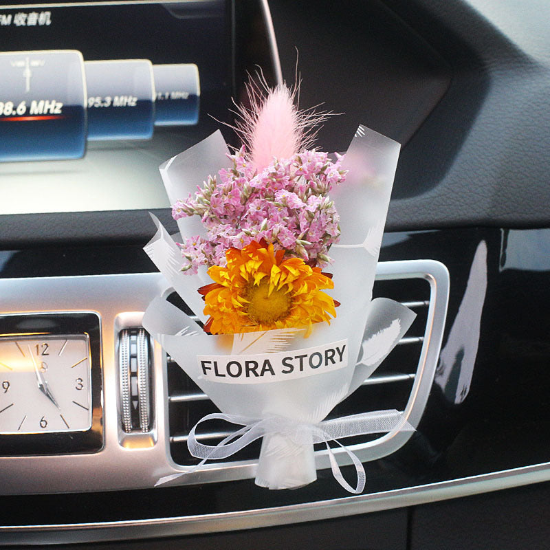 Dried Flower Car Air Outlet Air Conditioner Perfume Aromatherapy Pieces