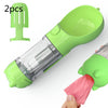 Pet Water Bottle Feeder Bowl Garbage Bag Storage Portable Pet Outdoor Travel 3 In 1 Dog Water Bottle - happyshop365247