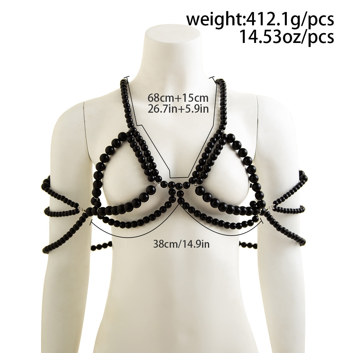 Vacation Pearl Bra Clothing Chain Female - happyshop365247