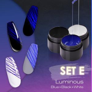 Manicure Luminous Nail Art Spider Nail Gel UV Nail Polish - happyshop365247