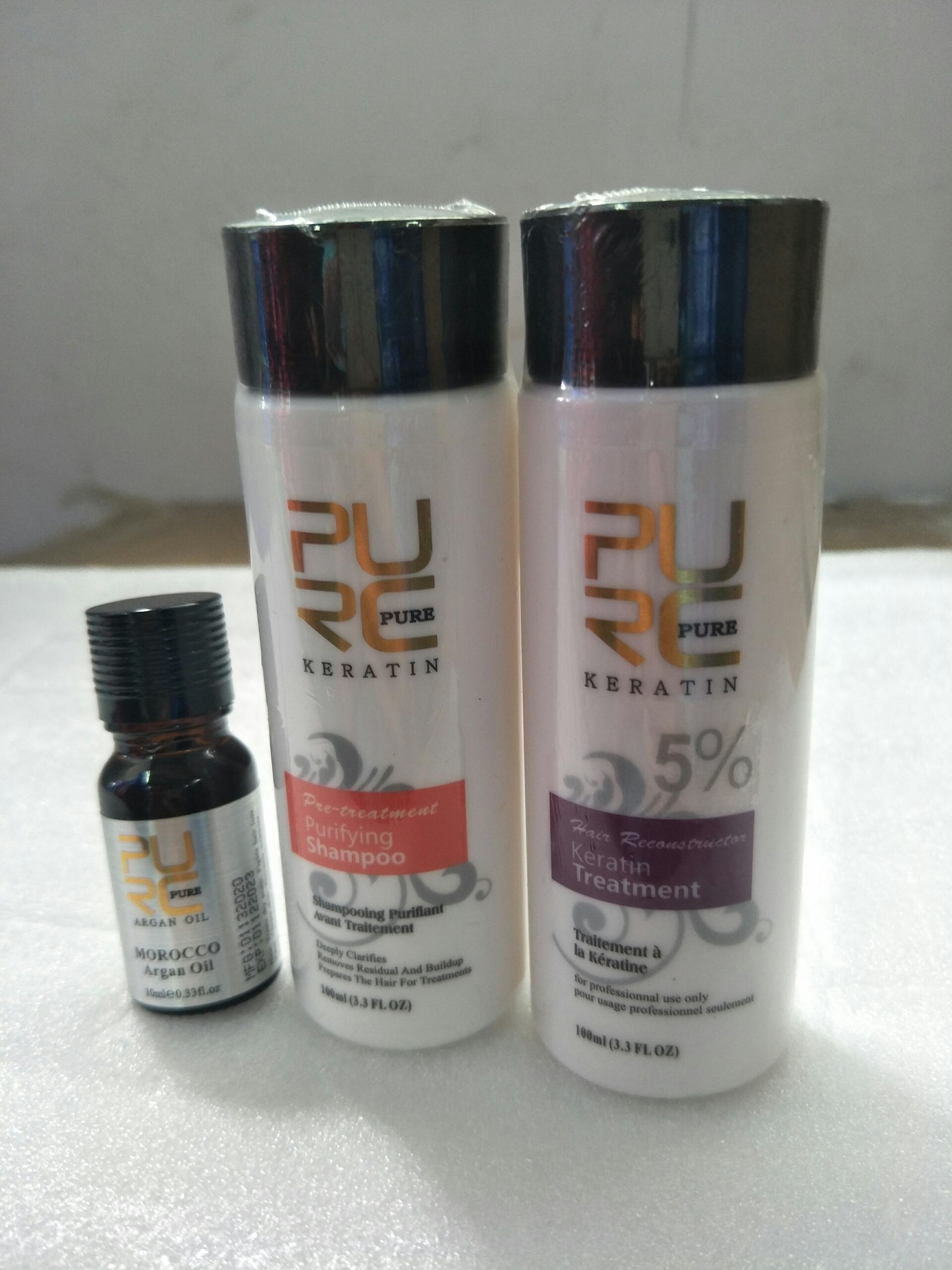 PURC Straightening Hair Repair And Straighten Damage Hair Products Brazilian Keratin Treatment Purifying Shampoo - happyshop365247