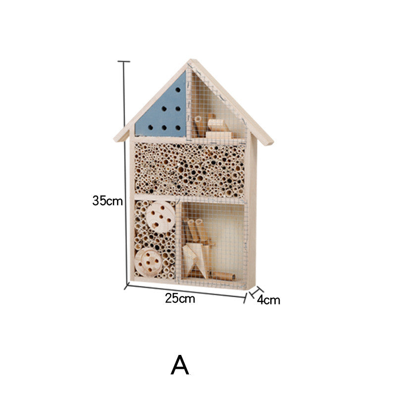 Creative wooden bee nest small house