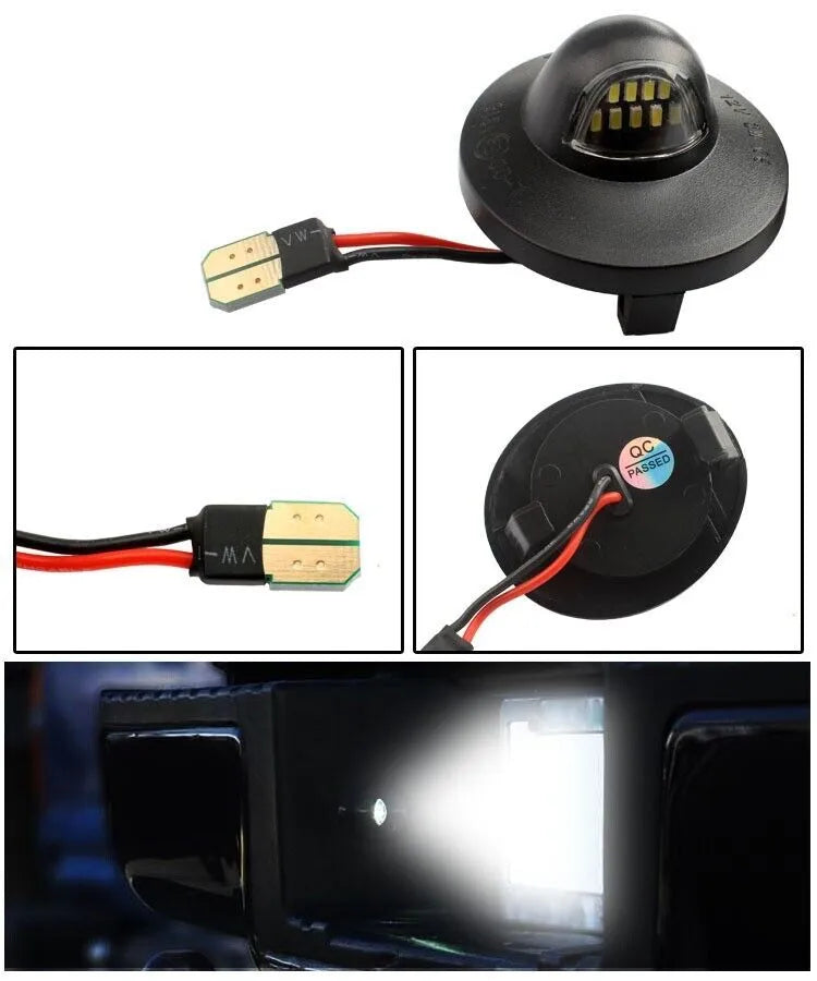 2X LED License Plate Light Rear Bumper Tag Assembly Lamp For Ford F150 F250 F350