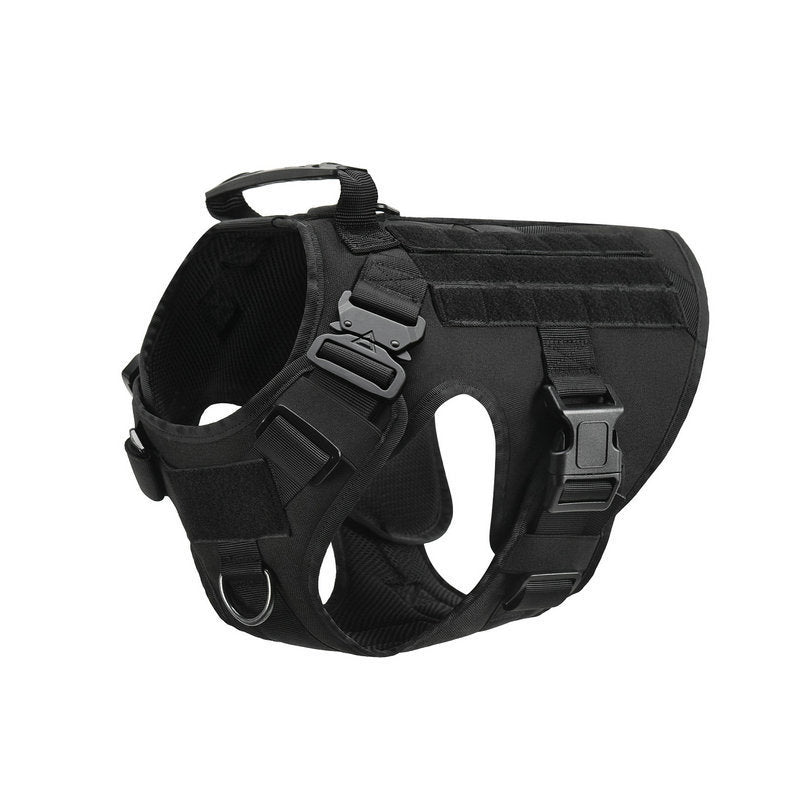 Military Tactical Dog Harness German Shepherd Adjustable Pet Dog Back - happyshop365247