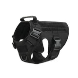 Military Tactical Dog Harness German Shepherd Adjustable Pet Dog Back - happyshop365247
