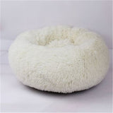 Round Long Hairy Autumn And Winter Nest Pad Cat Mattress - happyshop365247