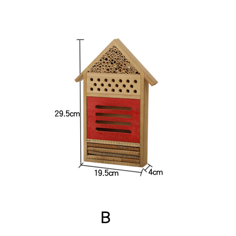 Creative wooden bee nest small house
