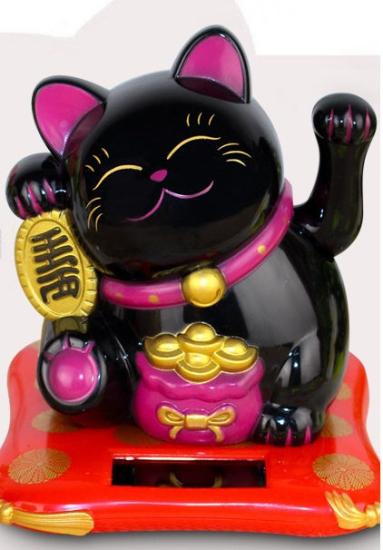 Hand-cranked cats, solar-powered car decorations, ornaments