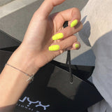 Frosted Ballet Trapezoid Fake Nails Long Section Finished Wearing Nail Art - happyshop365247