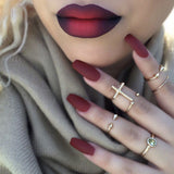 Frosted Ballet Trapezoid Fake Nails Long Section Finished Wearing Nail Art - happyshop365247