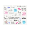 Personality Python Dark Letter Transfer Nail Sticker
