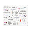 Personality Python Dark Letter Transfer Nail Sticker