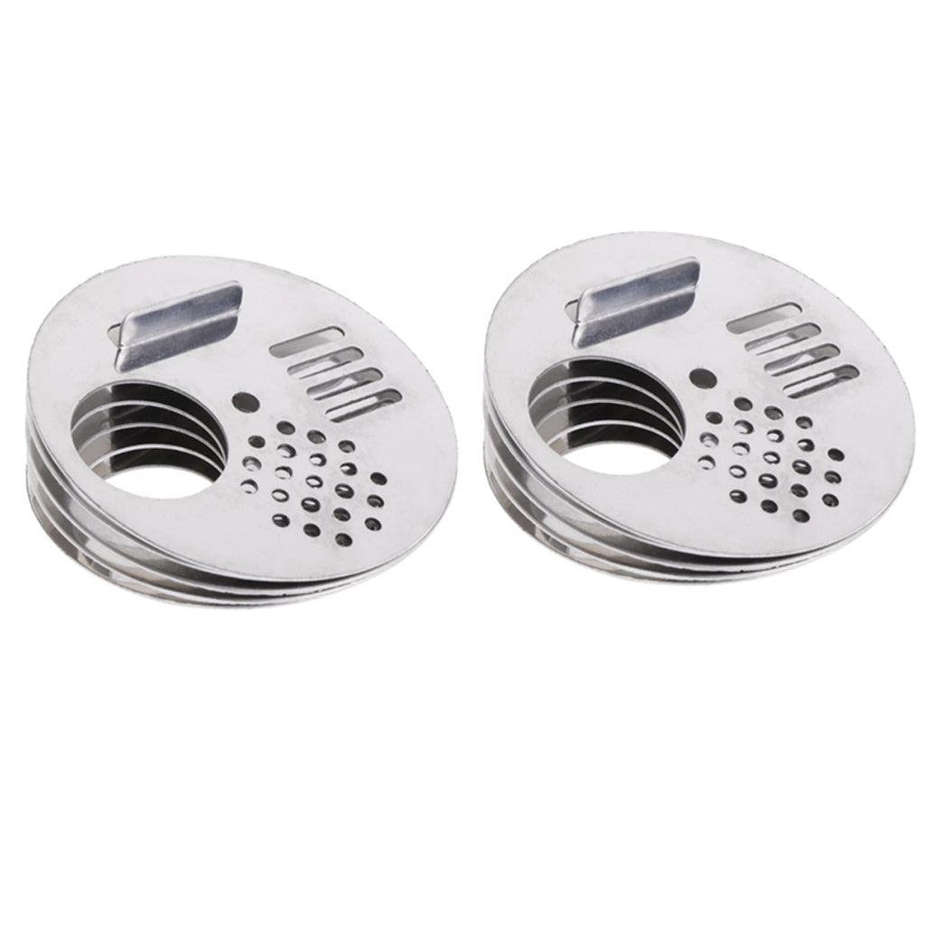 10pcs Bee Box Door Cage Stainless Steel Round Hive