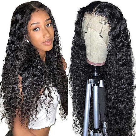 Loose wave real hair wig hair curtain vrigin hair factory direct selling price in Europe and America