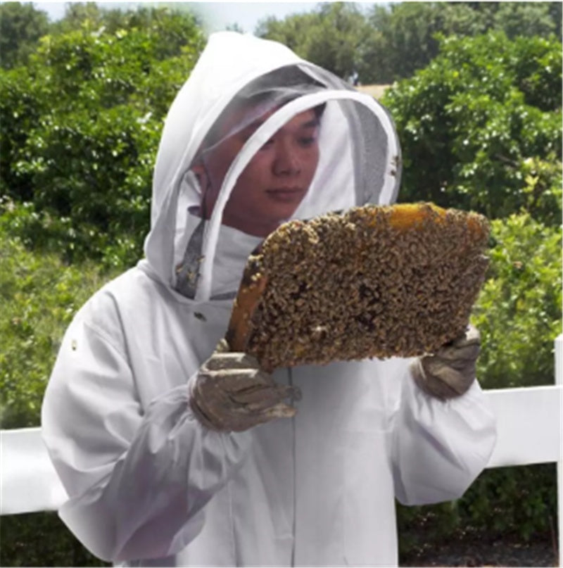 White Bee-proof Clothing Thickened One-piece Cotton Bee Protective Clothing