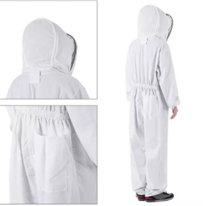 White Bee-proof Clothing Thickened One-piece Cotton Bee Protective Clothing