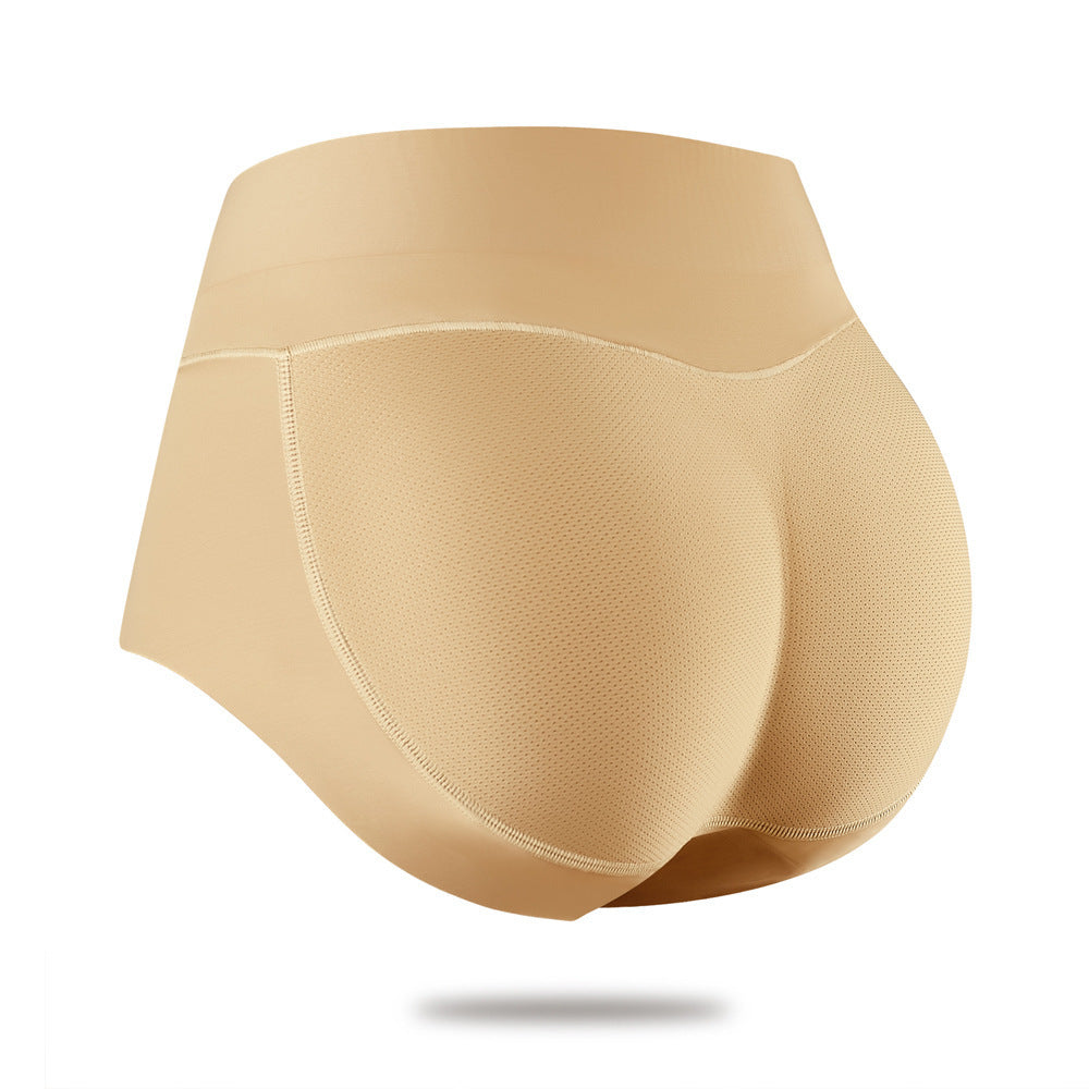 Women Middle Waist Sexy Pad Butt Lifter Hip Enhancer Fake Ass Mesh Underwear Push Up Panties Butt Body Shaper Seamless Buttocks - happyshop365247
