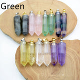 Natural Crystal Pendant Perfume Bottle