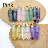 Natural Crystal Pendant Perfume Bottle