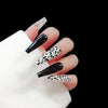 Long Ballet Nails With Flat And Pointed Water Droplets - happyshop365247