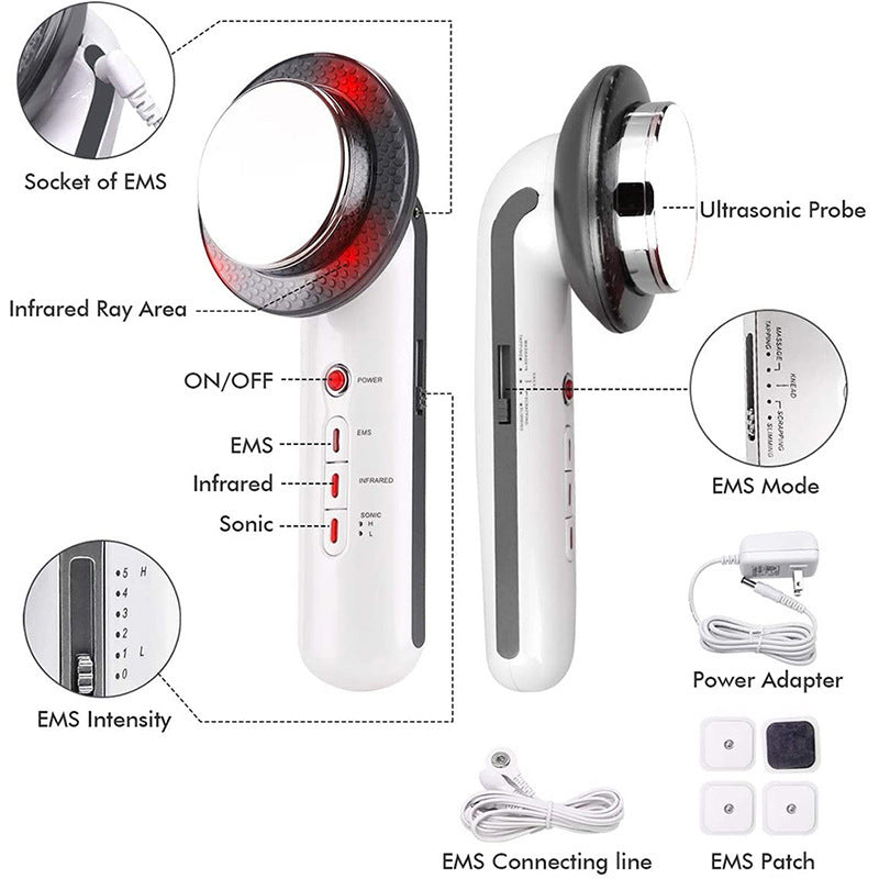 Three-in-one Slimming Instrument Massage Beauty Instrument - happyshop365247