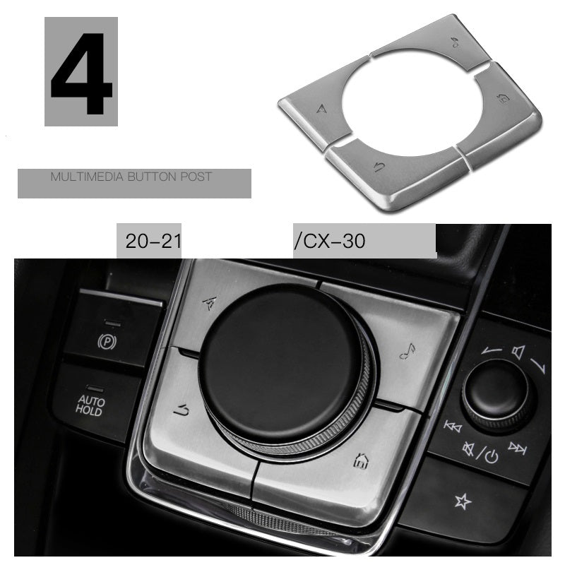 Multimedia knob button sticker