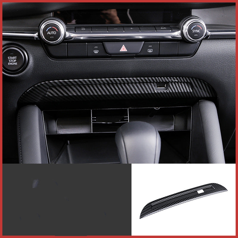 Mazda 3 Angkesaila modified interior carbon fiber decoration