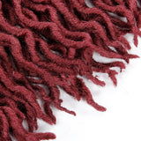 Ombre Curly Crochet Hair Synthetic Braiding Hair Extensions - happyshop365247