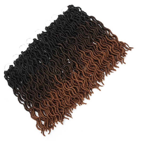 Ombre Curly Crochet Hair Synthetic Braiding Hair Extensions - happyshop365247