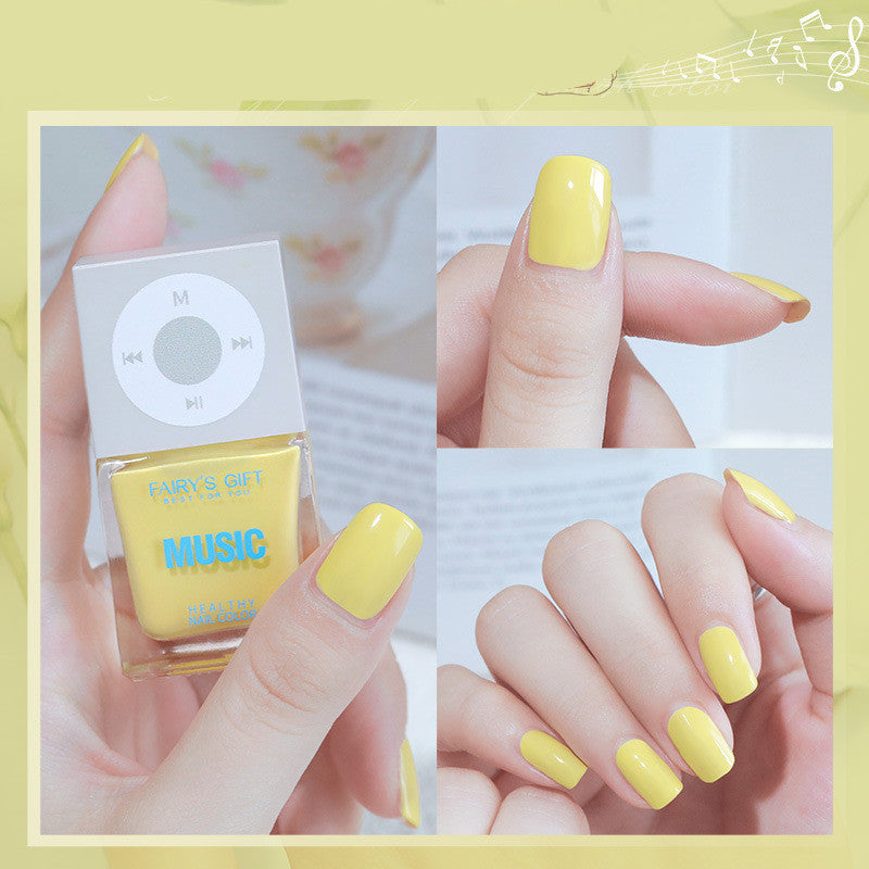 Odorless, Baking-free Nail Polish, Non-peelable Oily Nail Polish, Cherry Color Nail Polish - happyshop365247