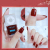 Odorless, Baking-free Nail Polish, Non-peelable Oily Nail Polish, Cherry Color Nail Polish - happyshop365247