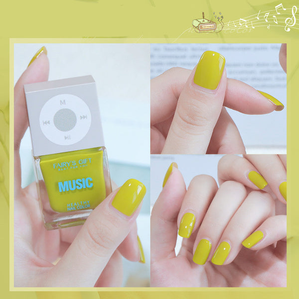 Odorless, Baking-free Nail Polish, Non-peelable Oily Nail Polish, Cherry Color Nail Polish - happyshop365247