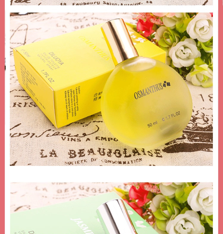 Women's Perfume Floral Light Fragrance Fragrance Student Jasmine Rose Osmanthus Perfume - happyshop365247