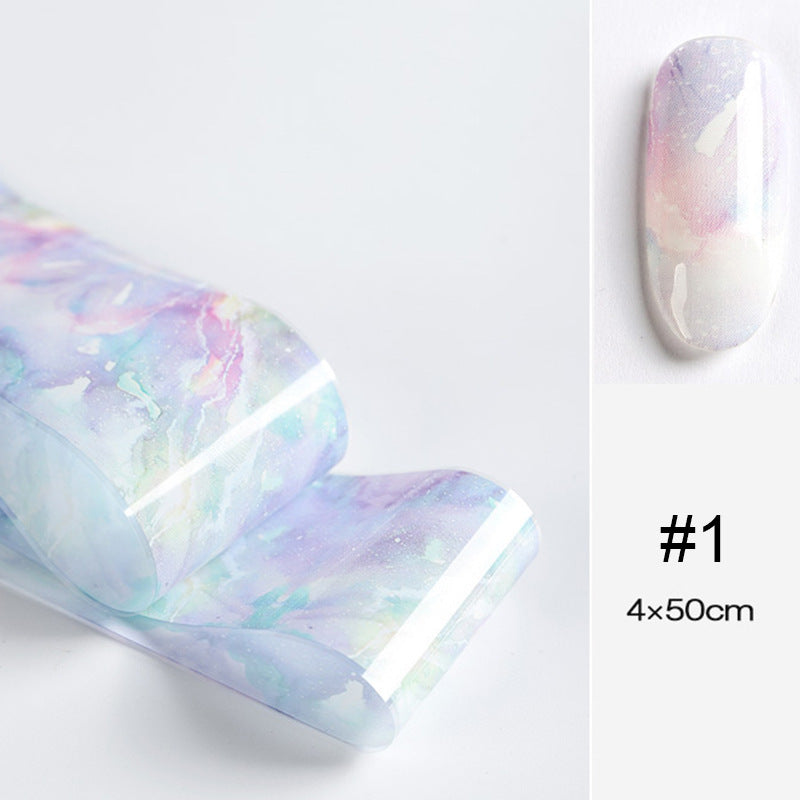 Popular Nail Applique Retro Night Starry Sky Starry Paper - happyshop365247