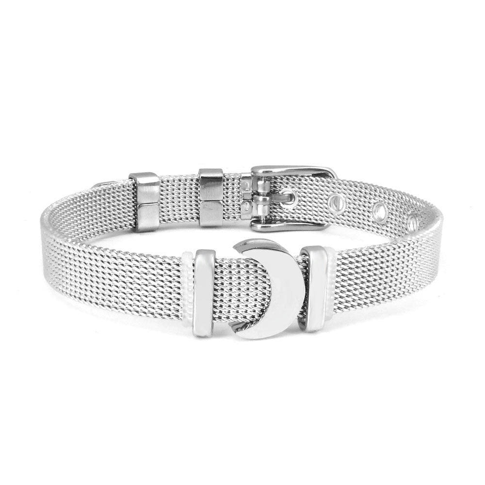 Mesh Stainless Steel Bracelet Bracelet Jewelry - happyshop365247