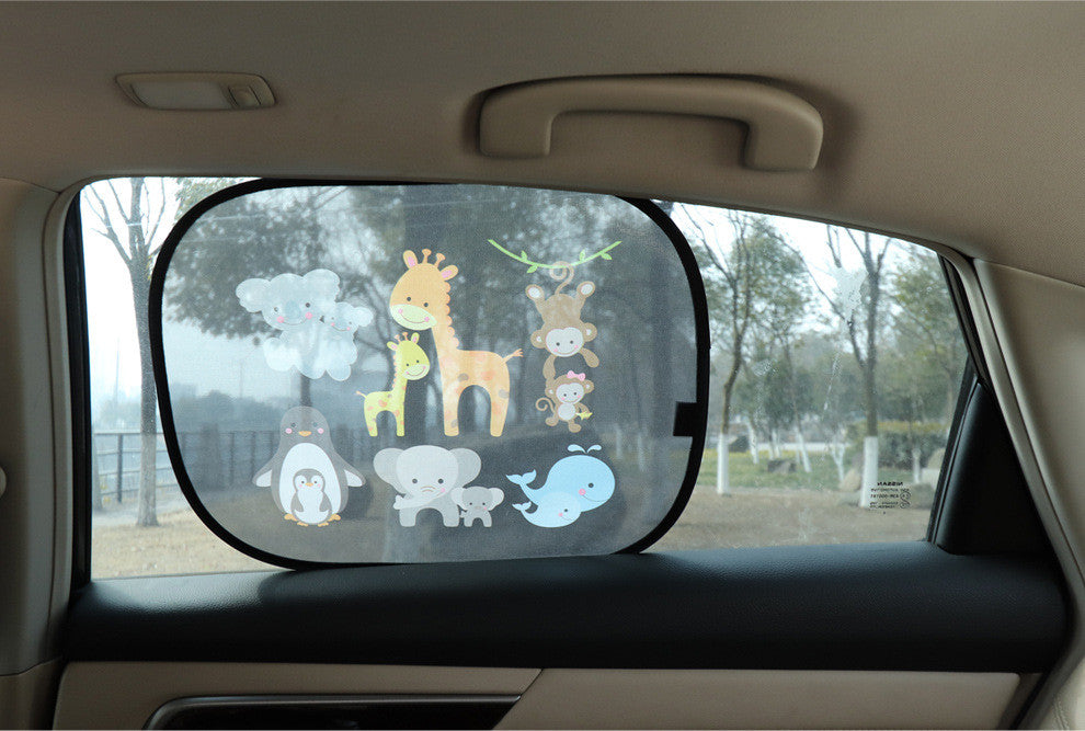 Heat Insulation Sunshade Adsorption Electrostatic Stickers Car Glass Stickers PVC Upgrade Sunshield