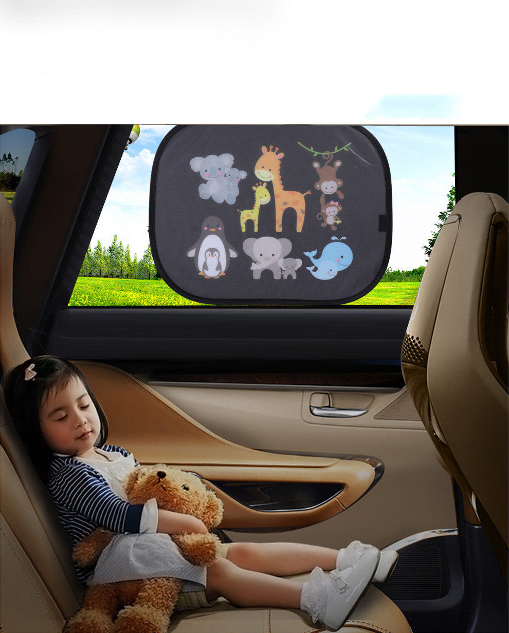 Heat Insulation Sunshade Adsorption Electrostatic Stickers Car Glass Stickers PVC Upgrade Sunshield