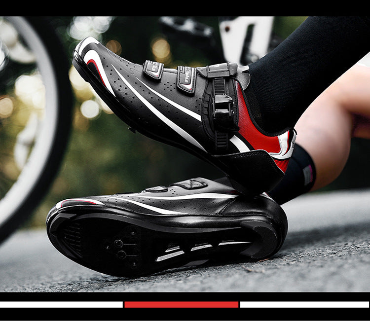 Outdoor Non-lock Cycling Shoes, Rubber Sole Men And Women Couple All-terrain Cycling Shoes - happyshop365247