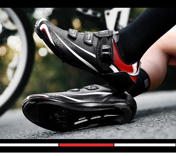 Outdoor Non-lock Cycling Shoes, Rubber Sole Men And Women Couple All-terrain Cycling Shoes - happyshop365247