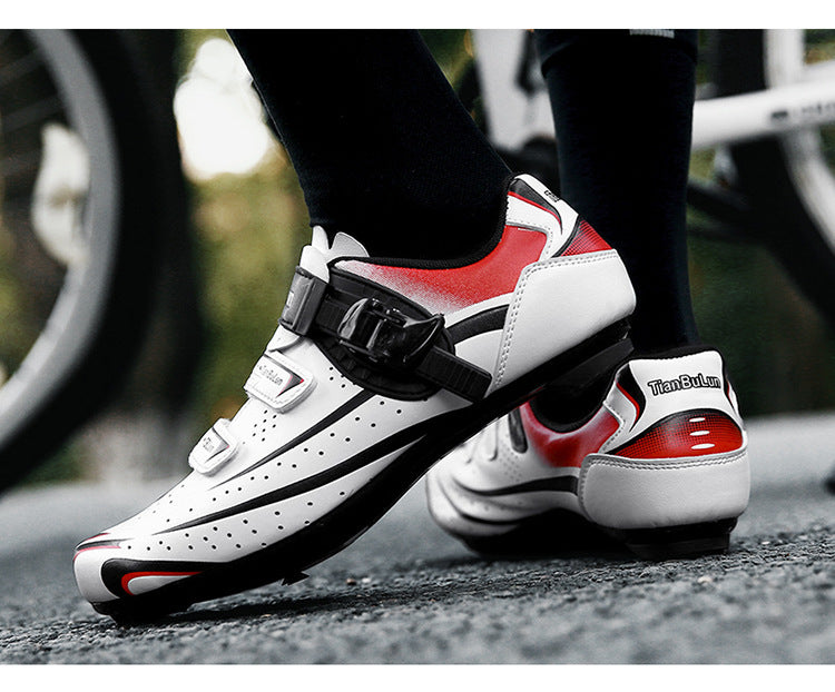 Outdoor Non-lock Cycling Shoes, Rubber Sole Men And Women Couple All-terrain Cycling Shoes - happyshop365247