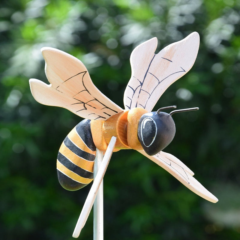 Bee Garden Wind Turn Decorations