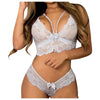 Sexy Women Plus Size Lingerie Corset Lace Floral Bralette Bra Two Piece Underwear Sexy Lingerie