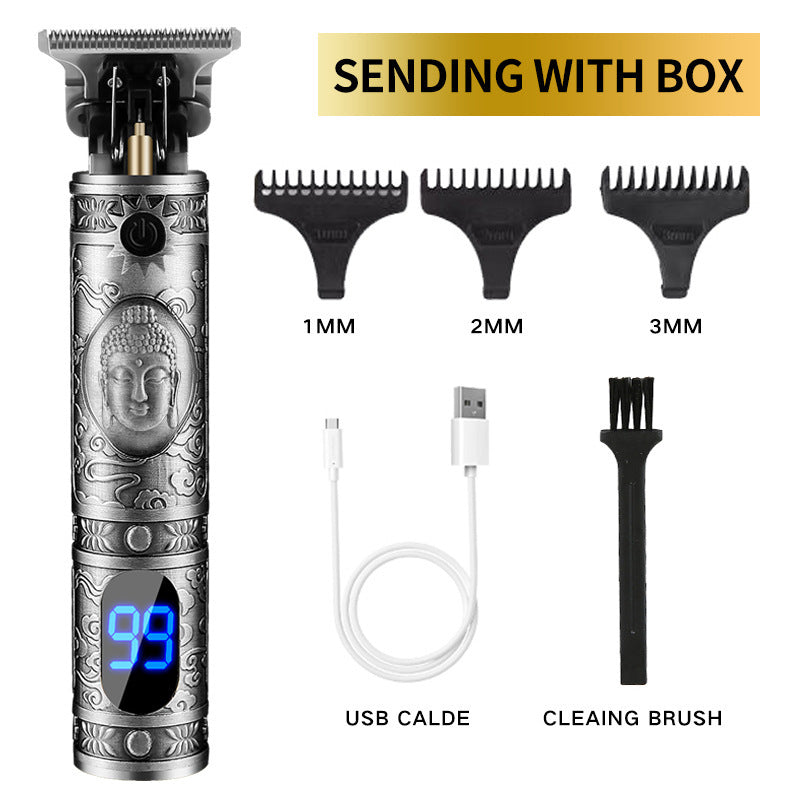 Electric Hair Clipper, Electric Hair Clipper, Oil Head Engraving Razor - happyshop365247