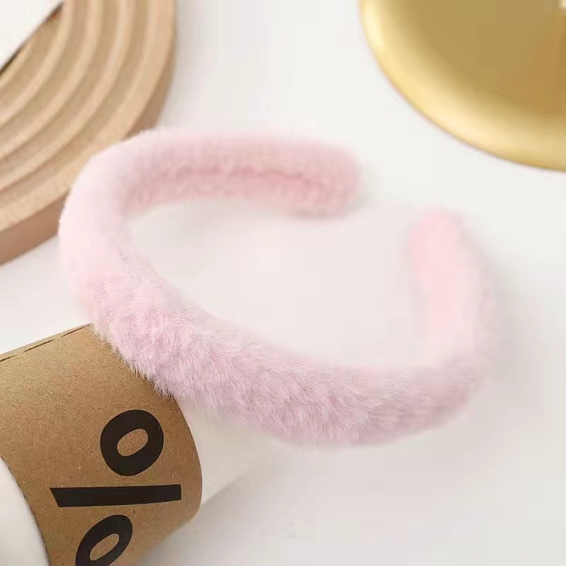 Cute Face Wash Hair Bands Female Cartoon Headwear Hair Band Headband Apply - happyshop365247