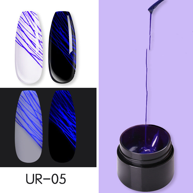 Manicure Luminous Nail Art Spider Nail Gel UV Nail Polish - happyshop365247