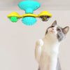 Cat Rotating Windmill Multi-Function Toys Itch Scratching Device Teeth Shining Toy - happyshop365247
