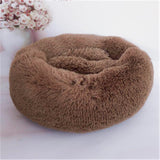 Round Long Hairy Autumn And Winter Nest Pad Cat Mattress - happyshop365247