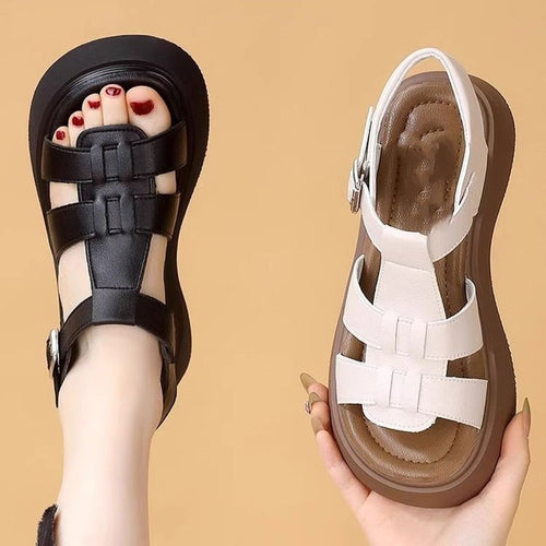 Super popular high-end ss for women, thick-soled height-increasing sandals for women, summer outdoor wear
